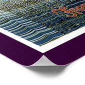 To England and France - フランスの Line Poster ポスター (角)