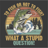 TO FISH OR NO TO FISH シール (正面)