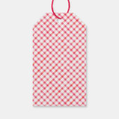 'to' 'from'文字の好意かわいいベビーハート ギフトタグ (裏面)