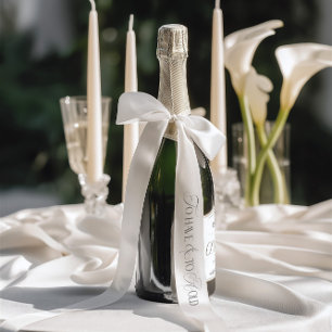 To Have and To Hold シンプルな文字入れの結婚式 サテンリボン