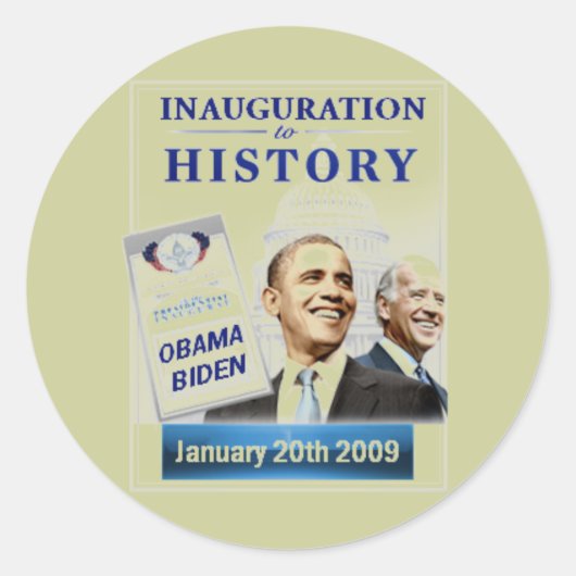 TO HISTORYステッカー ラウンドシール (正面)