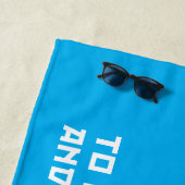 To infinity and bey ビーチタオル (インサイチュ)