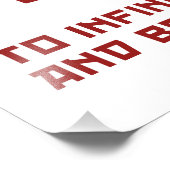 To infinity and bey フォトプリント (角)