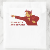 To infinity and bey 長方形シール (バッグ)