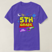 To Infinity And Beyond Back To School Fifth Grade  Tシャツ (デザイン正面)