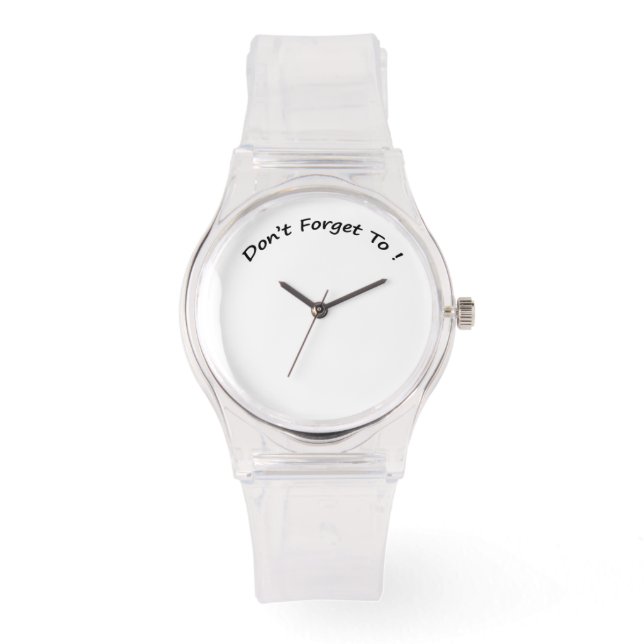 To-Ladesの忘れ時計を使用しない 腕時計 (正面)