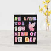 To Live For The Hope Of It Music  カード (黄色い花)