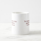 To Love Is to Will the Good of Another Mug コーヒーマグカップ (中央)