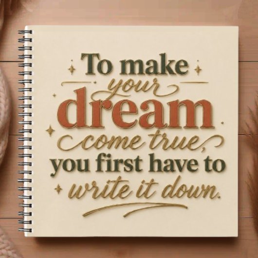 To Make Your Dream Come True ノートブック