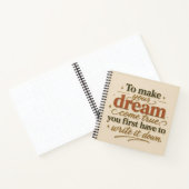 To Make Your Dream Come True ノートブック (内部)
