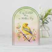 To My Beautiful Mom on Mother's Day Goldfinch シーズンカード (スタンド正面)