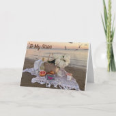 **TO MY BEAUTIFUL SISTER** A ROSE CARD カード (正面)