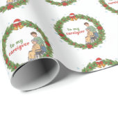 To My Caregiver Christmas Wrapping Paper ラッピングペーパー (ロールコーナー)