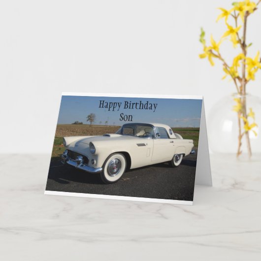 **TO MY CLASSIC SON*** BIRTHDAY CARD カード (黄色い花)