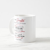 To my daughter コーヒーマグカップ (正面左)