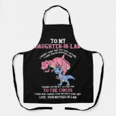 To My Daughter-in-law エプロン (正面)