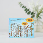 To my daughter | Special letter to my daughter ポストカード (スタンド正面)