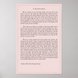 To My Fellow Sisters ポスター