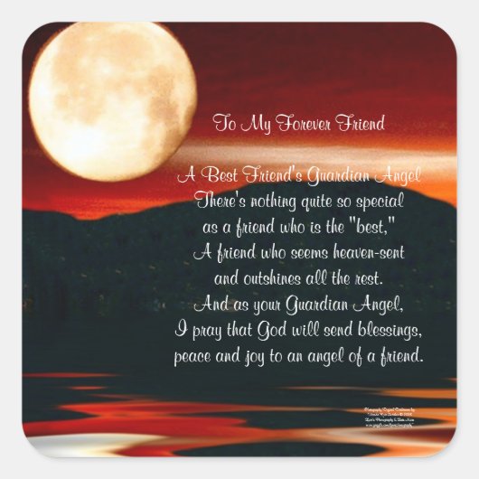 To My Forever Friend - Stickers スクエアシール (正面)