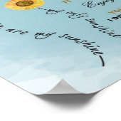 To My Granddaughter Gift, Grandkids Birthday Gift ポスター (角)