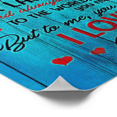 To My Husband Design | Love Quotes To Husband ポスター (角)