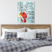 To My Husband Gift | Letter For Him | Home Decor キャンバスプリント (インサイチュ (寝室))