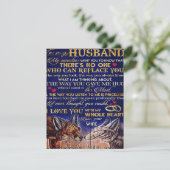 To My Husband Letter | Cute Gift for Husband 招待状 (スタンド正面)