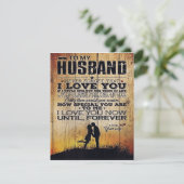 To My Husband Letter, Lovely Quotes Gift 招待状 (スタンド正面)