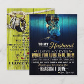 To My Husband | Love Quotes To Father | 招待状 (正面/裏面)