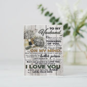 To my Husband |To My Husband | Love Quotes To Him 招待状 (スタンド正面)