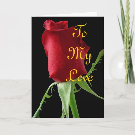 To My Love Card シーズンカード (正面)