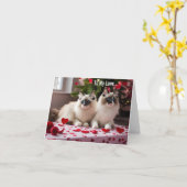 To My Love - Cat ValentineまたはChristmas Card カード (黄色い花)
