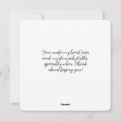 To My Love On Valentines Day Kissing シーズンカード (裏面)