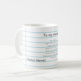 To My Mommy for First Mother's day personalized  コーヒーマグカップ