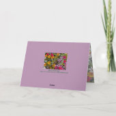 To My Mother-In-Law/ floral/Lucky Me カード (裏面)