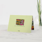 To My Mother-In-Law/ floral/Lucky Me カード (裏面)