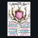 to my mother in law, To My Mom Canvas ポスター<br><div class="desc">An elegant line art print of Mom, Mother, Daughter and Son. Great piece of wall art for any decor. Perfect for framing or as a special gift for someone you love. Printed on Archival Matt, acid free, high quality fine art paper (230gsm). Family Line Art, Family Drawing, Family Print, Gift...</div>