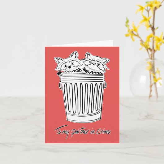 To My Partner In Crime カード (黄色い花)