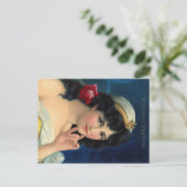 "To my Sweet Valentine"ヴィンテージロマンチックなエフェメラ シーズンポストカード (スタンド正面)