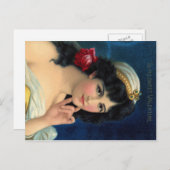 "To my Sweet Valentine"ヴィンテージロマンチックなエフェメラ シーズンポストカード (正面/裏面)