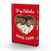 To My Valentine Red Heart Custom フォトブロック (右)