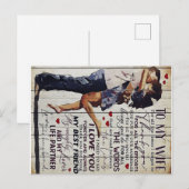 To My Wife Present | Love Quotes Present | ポストカード (正面/裏面)