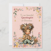 To Our Beautiful Granddaughter At Christmas シーズンカード (正面)