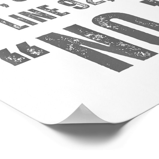 To Quote Hamlet No - Funny Sarcastic Quote  ポスター (角)