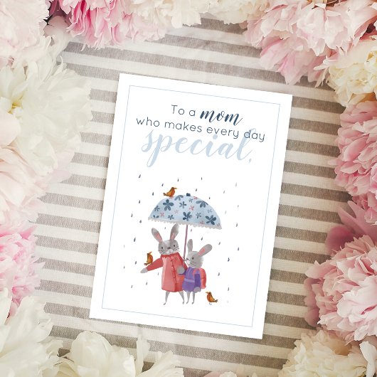 To Rabbits and Robins Happy Mother's Day from your サンキューカード