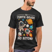 To Sophomore And Beyond Astronaut Funny Back To Sc Tシャツ (正面)