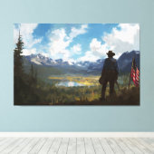 To Stand and Behold キャンバスプリント (インサイチュ (ウッドフロア))