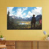 To Stand and Behold キャンバスプリント (インサイチュ (リビング))