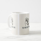 TO THE BEST DAD コーヒーマグカップ (正面左)