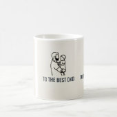 TO THE BEST DAD コーヒーマグカップ (中央)